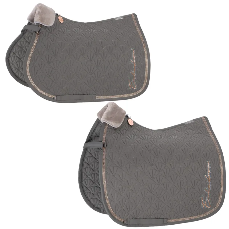 Eskadron Sparkle Peacock Saddlecloth Heritage AW23 - Earl Grey